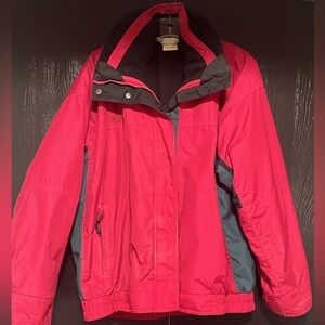 VINTAGE Columbia BUGABOO collar Raspberry Color Winter/Ski Jacket Size W Large
